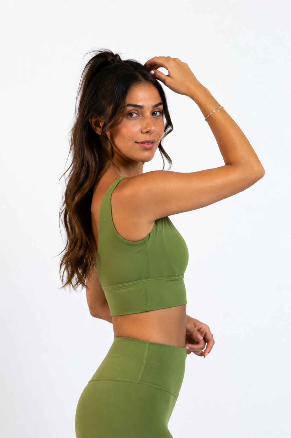 Aura matcha green top