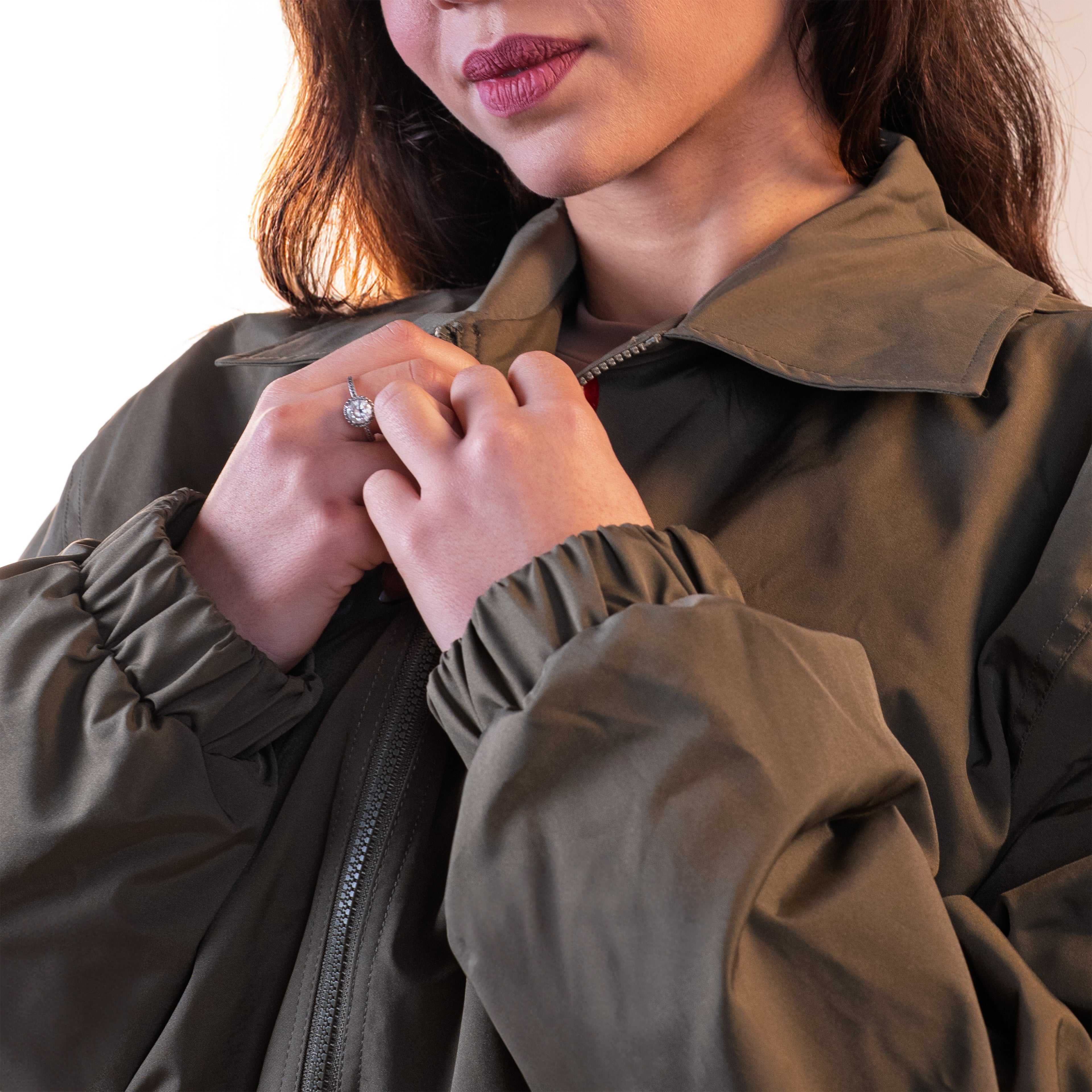 Chilli Beige Deep Olive Green