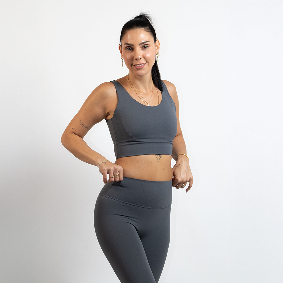 Aura Top Smokey Grey